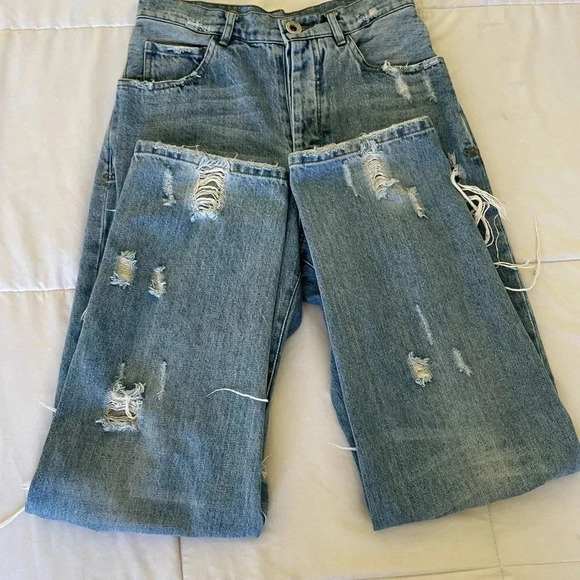 Ben Taverniti Unravel Project busted distress denim - Picture 3 of 11